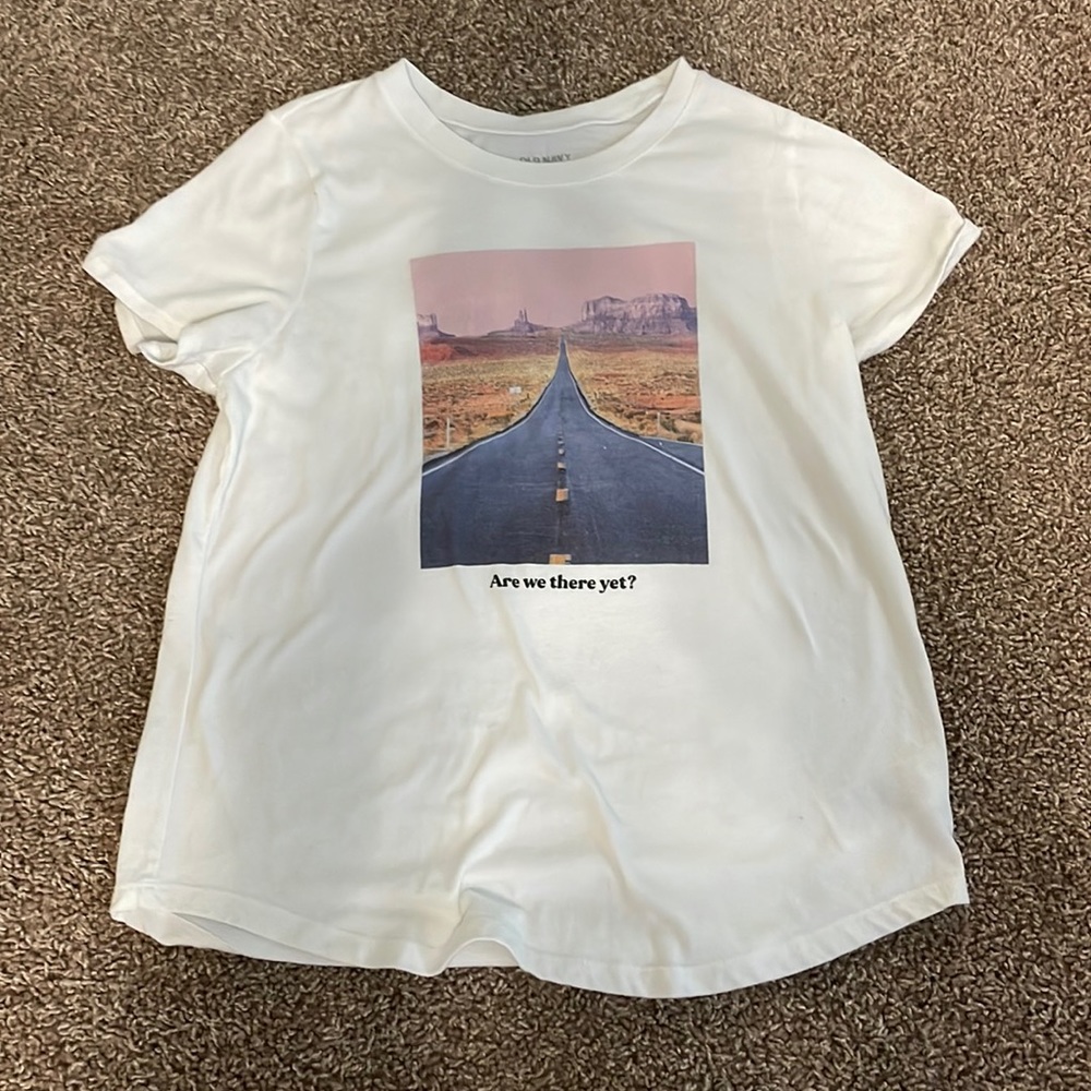 Short sleeve tee with print